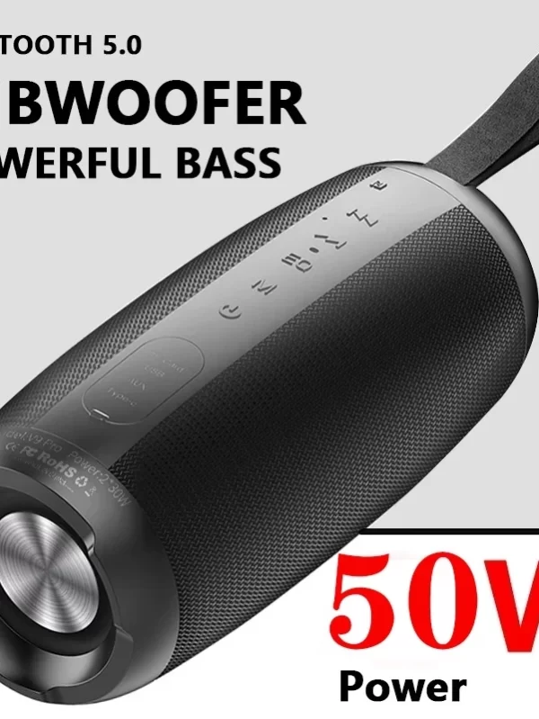 TWS Bluetooth Speaker Coluna À Prova D' Água Portátil Subwoofer Sistema De Música De Alta Potência com AUX TF USB Para Computador Speakes Box