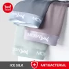 Boxer MiiOW Ultra Leve Masculino, Cueca Respirável Masculina, Roupa Interior Conforto, Sensação de Gelo, Deslizamento, 3 peças