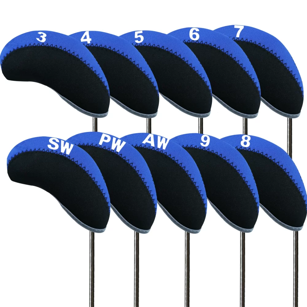 Golf Ferro Cabeça Cobre, Putter Headcover, Headcover Protector, Leve, Durável, Portátil, Ferros Universal Clubes, 10Pcs Set - Image 4