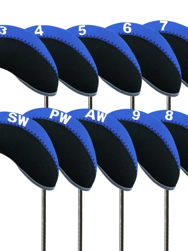 Golf Ferro Cabeça Cobre, Putter Headcover, Headcover Protector, Leve, Durável, Portátil, Ferros Universal Clubes, 10Pcs Set - Image 4