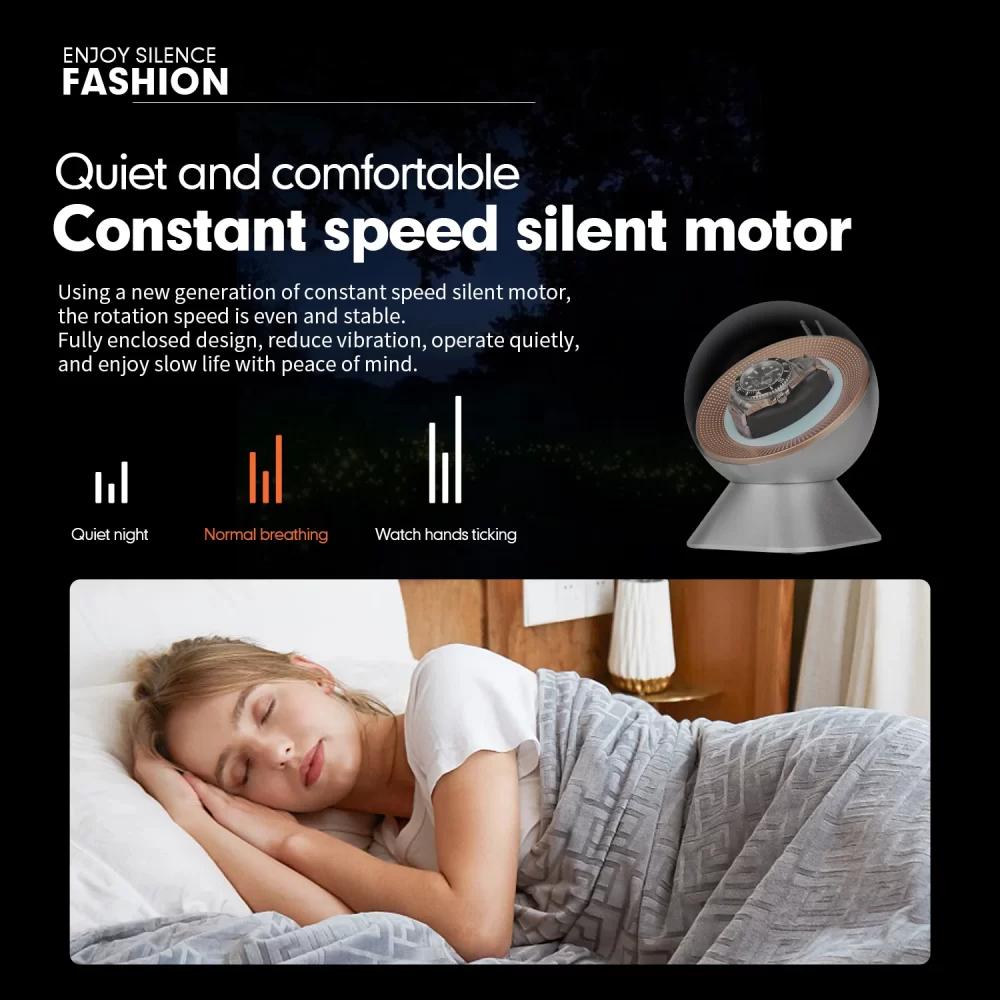 Automatic Watch Winder Silent Intelligent One-Button Operation Original Design - Image 5