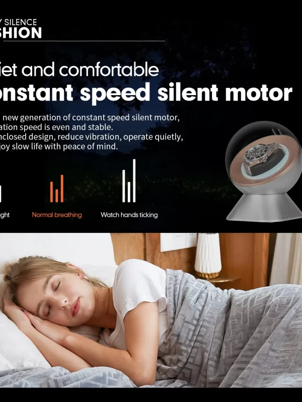 Automatic Watch Winder Silent Intelligent One-Button Operation Original Design - Image 5