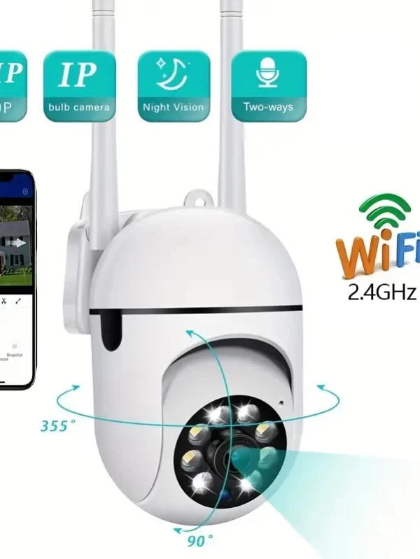 A7 Outdoor Indoor 1080P PTZ WIFI IP Camera Audio CCTV Surveillance 4X Zoom Night Full Color Wireless Waterproof H.264 Audio Secu