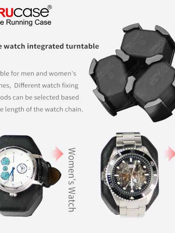 FRUCASE PU Watch Winder for automatic watches automatic winder 3 watches - Image 6