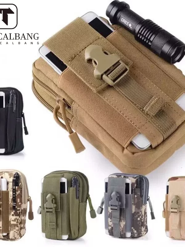 Cinto Tático Molle Bolsa para Homens, Pacote de Cintura, Bolso Pequeno para Sobrevivência, Bolsa de Ferramentas, Viagem, Acampamento, Caça