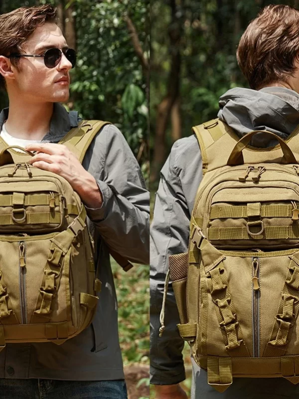 Mochila multifuncional ao ar livre com vários compartimentos, mochila tática de montanhismo, mochila masculina de pesca, 20L - Image 4
