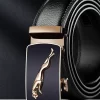 Fivela de metal automática masculino, cinto jovem, alta qualidade, marca de luxo, masculino