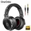 Oneodio-Professional Studio Pro DJ Headset com microfone, fones de ouvido com fio, cabo de serviço duplo, monitor Hi Fi, música, telefone, PC