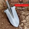 Gardening tools pointed long-head shovel agricultural narrow shovel all-steel soil shovel digging tree shovel
