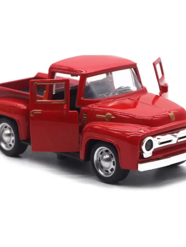 Red Metal Car Model Simulation Toy, Off-Road SUV, Diecast Veículos para Decorações de Mesa, Presente de Natal para Crianças