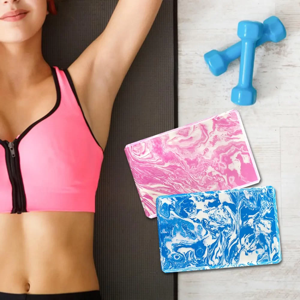 Alta densidade espuma EVA Blocos Fitness Equipment Multifunction Yoga Block Exercício Tijolo para Meditação Indoor Sports Workout - Imagem 5