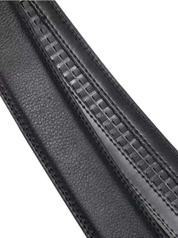 105 130 140 150 160 170cm Plus Size Leather Belt Metal Alloy Automatic Buckle Brand Luxury Designer Waist Belts for Men Jeans - Image 6