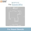 AMAOE M14P-012 Motherboard Middle Layer Reballing Stencil Template For Xiaomi 14Pro Tin Plant Net Steel Mesh