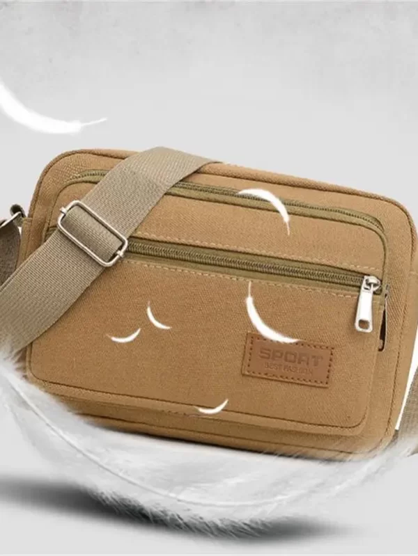 Bolsa de ombro pequena para homens, sacola casual de viagem, bolsa mensageiro de luxo, bolsa de alta qualidade, moda
