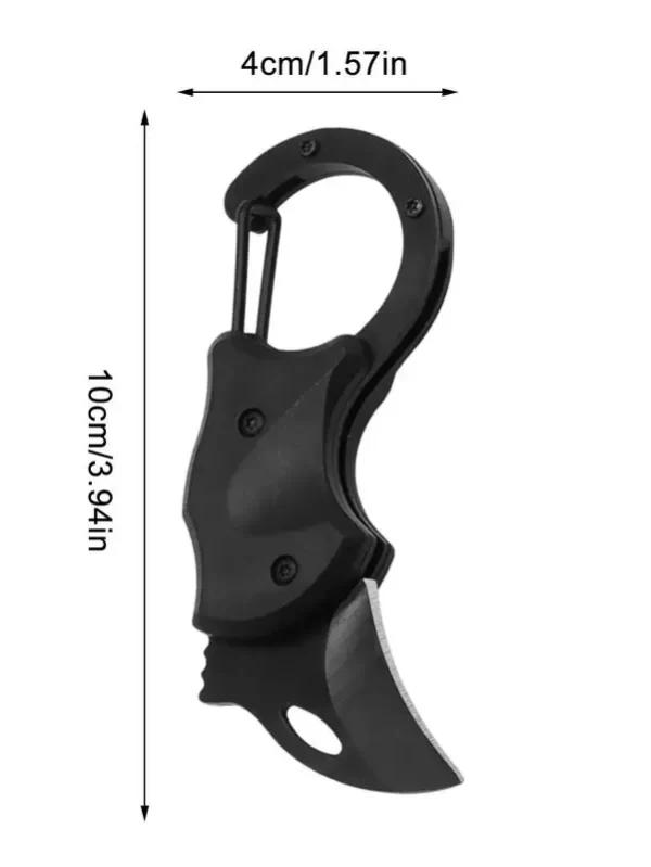 Multipurpose Mini Folding Knife Fivela de montanhismo Ferramentas de sobrevivência ao ar livre Ferramentas de autodefesa para camping, caminhadas, viagens - Image 6
