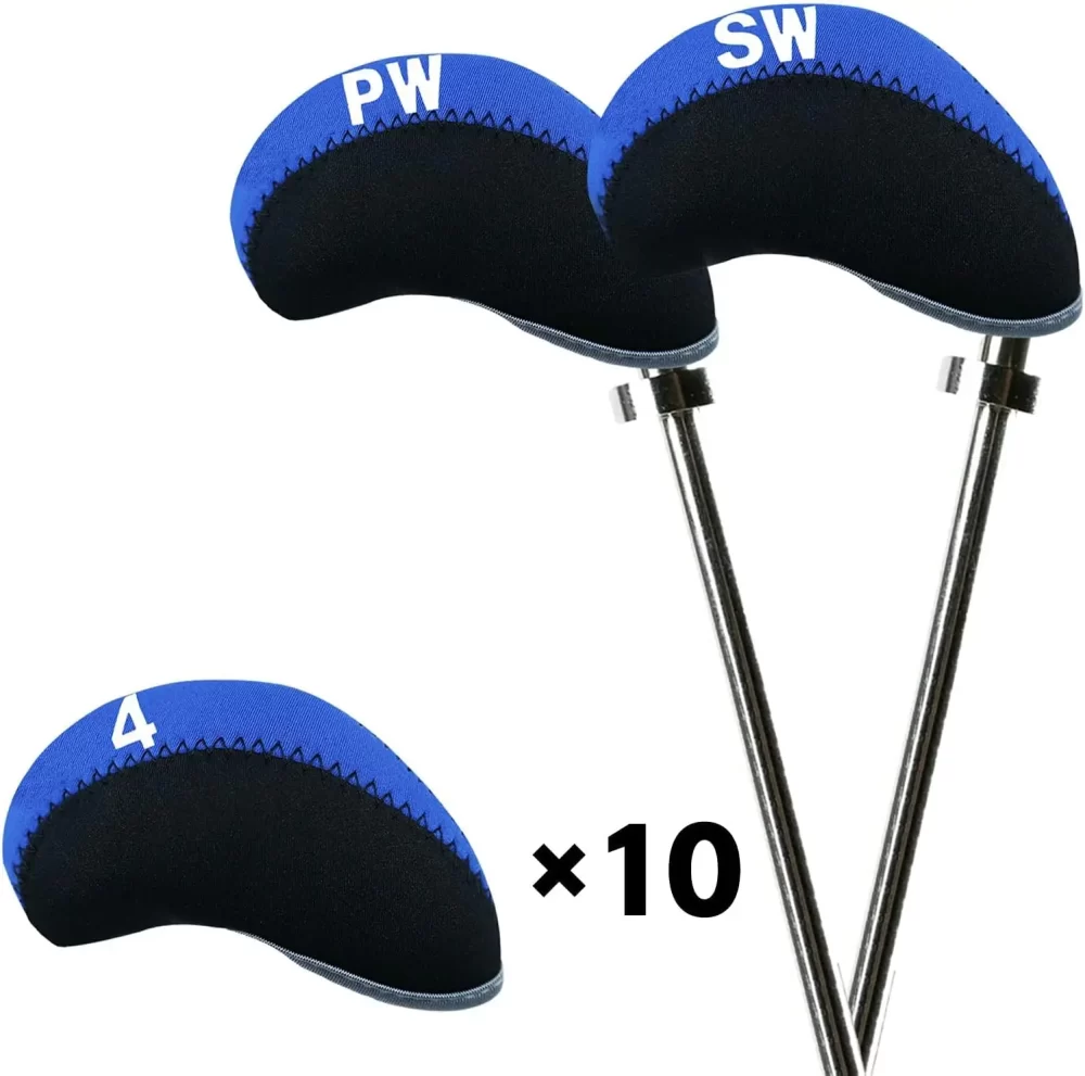 Golf Ferro Cabeça Cobre, Putter Headcover, Headcover Protector, Leve, Durável, Portátil, Ferros Universal Clubes, 10Pcs Set - Image 6