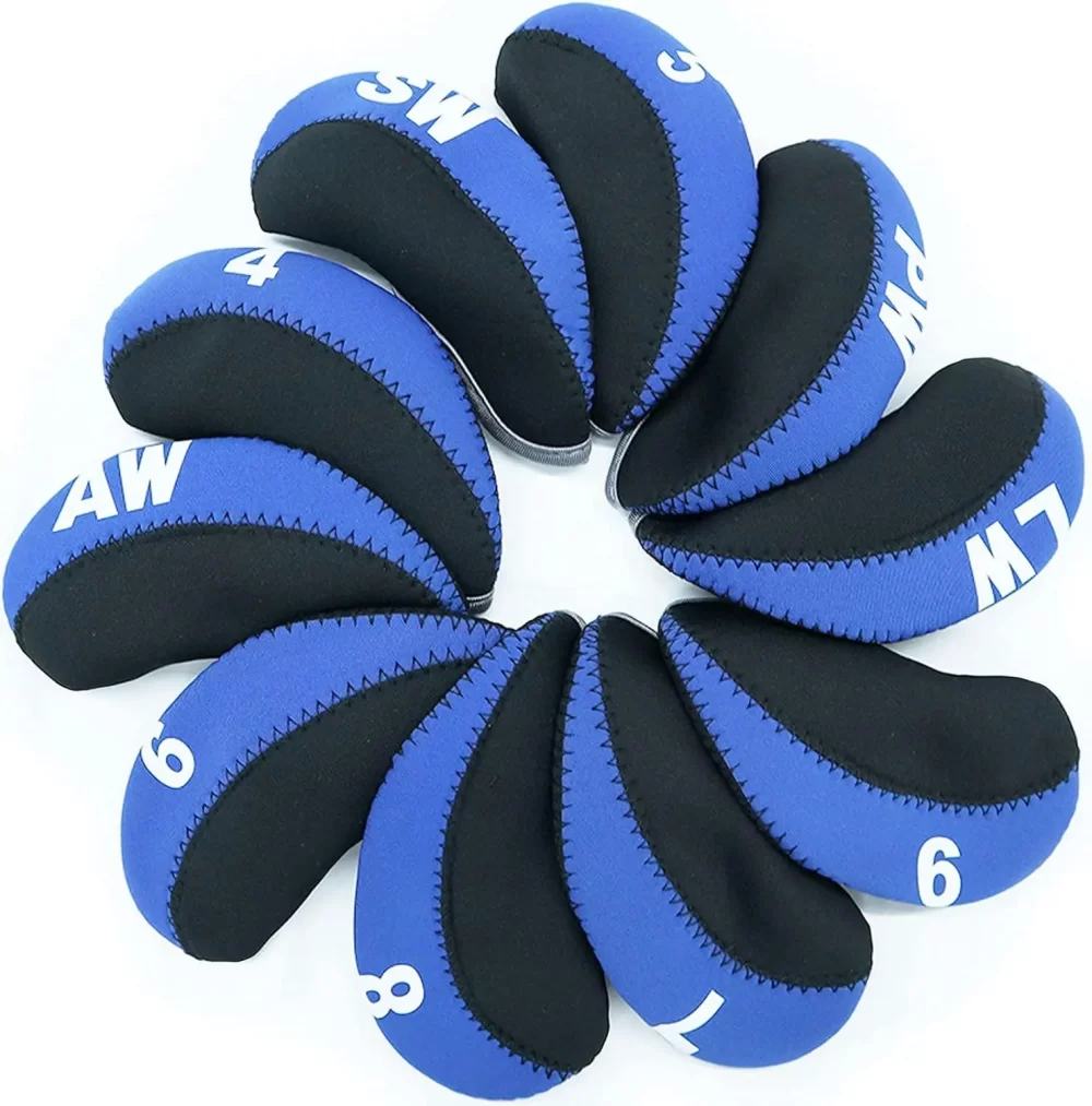 Golf Ferro Cabeça Cobre, Putter Headcover, Headcover Protector, Leve, Durável, Portátil, Ferros Universal Clubes, 10Pcs Set - Image 2