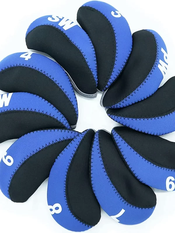 Golf Ferro Cabeça Cobre, Putter Headcover, Headcover Protector, Leve, Durável, Portátil, Ferros Universal Clubes, 10Pcs Set - Image 2