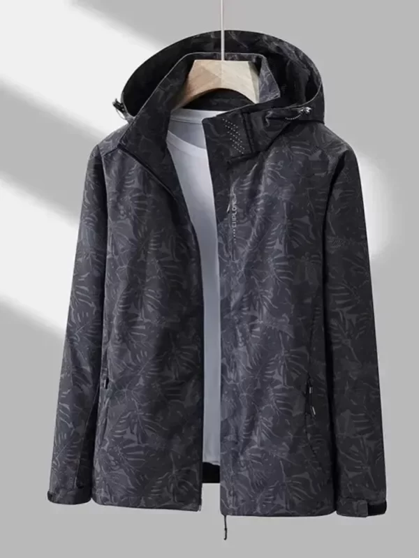 Outdoor Camouflage Jacket Women Men Single Layer Windproof Waterproof Hooded Jacket Breathable Sport Running Mount Camping Suit - Image 6