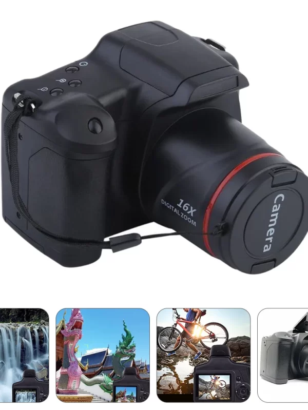 Câmera fotográfica digital portátil, fotografia vídeo, 1080p