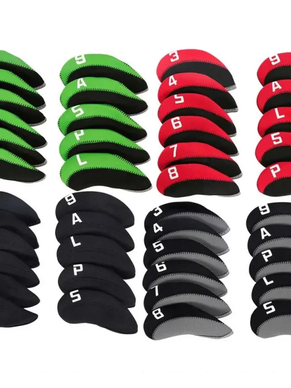 Golf Club Head Covers Set, Ferro Putter Covers, Outdoor Sport Acessórios, 11pcs
