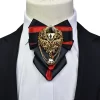 Luxo original strass bowtie broches conjuntos de corrente high-end masculino mulher jóias presente masculino festa de negócios acessórios de casamento