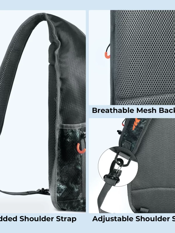 KastKing Pond Hopper Sling Tackle Bag Outdoor Shoulder and Cross for Pond Hopper Hiking Hunting Camping - Image 6