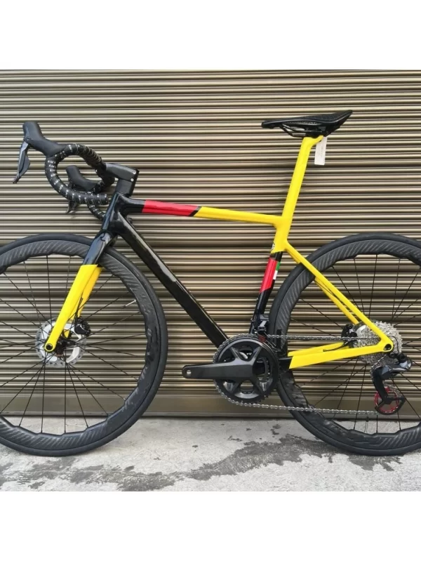 Road Carbon Full Bike Racing Bicycle Rim, Freio a Disco, 700c, Rodas com Groupset, Bicicletas Completas, Logotipo Personalizado, V3rs