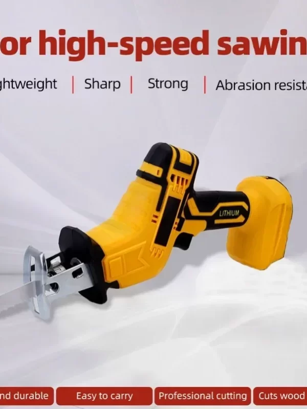Cordless Reciprocating Saw For Dewalt 18V 20V Battery Electric Cutting Saber Saw Wood Metal Pipe Cutting Power Tools（No Battery） - Image 4