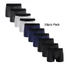 Boxer de algodão para homens, calcinha de marca masculina, conjunto de roupas íntimas de luxo, shorts box slip kit 10pcs, 2023