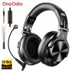 Oneodio A71 Headset Gamer com microfone, Gaming fone de ouvido com fio, Studio DJ Headphones, Stereo Over Ear, Hi-Res para PC, PS4, Xbox, One Gamer