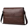 Canguru-Bolsa de ombro lateral de couro para homens, bolsa crossbody, mensageiro de negócios, bolsa masculina, presente do marido, marca de luxo