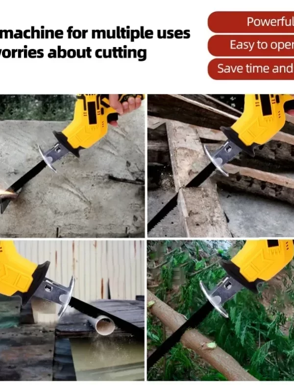 Cordless Reciprocating Saw For Dewalt 18V 20V Battery Electric Cutting Saber Saw Wood Metal Pipe Cutting Power Tools（No Battery） - Image 2