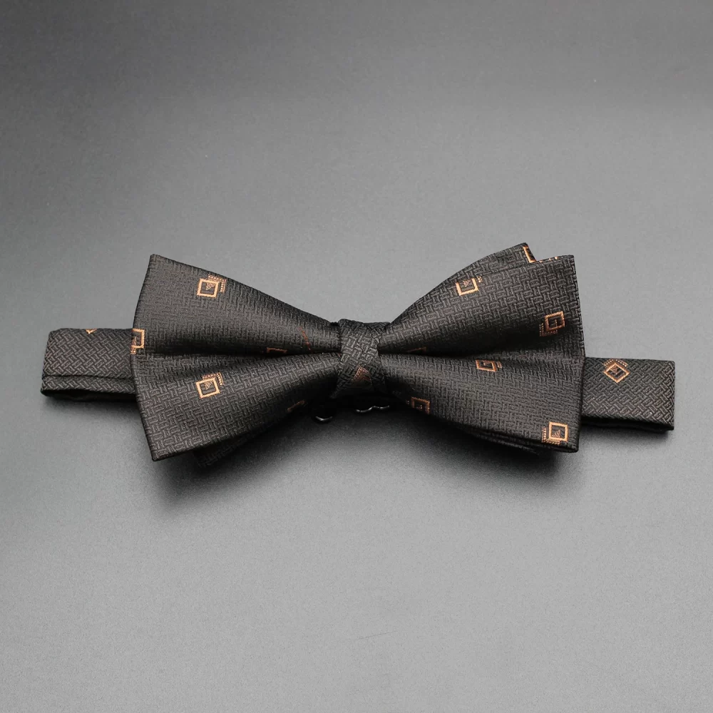 Conjunto de gravata Jacquard de luxo masculina, gravatas de casamento, gravata borboleta, gravata, acessórios para festas sociais, Dropshipping, moda - Imagem 4