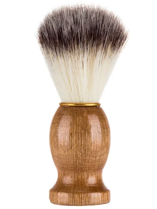 Natural Badger escova de barbear para homens, cabo de madeira, limpeza facial da barba, ferramenta do salão do barbeiro, 1 pc, 2 pcs, 4 pcs, 6 pcs, 8pcs - Image 3