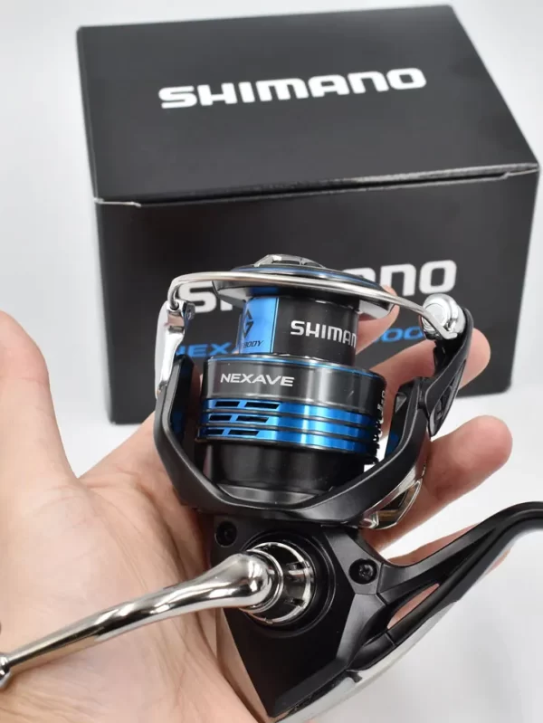 Carretel de pesca giratório Shimano NEXAVE, AR-C Spool, água do mar e água doce, 5.0:1/5, 2:1, 5.8:1/6.2:1, 3 + 1BB, 1000-C5000HG, 2021 - Image 5