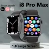 Original I8 Pro Max Series 8 Relógio Inteligente, Phone Call Custom Watch Face, Esporte Impermeável, Mulheres, Homem, Carregamento Sem Fio, Android