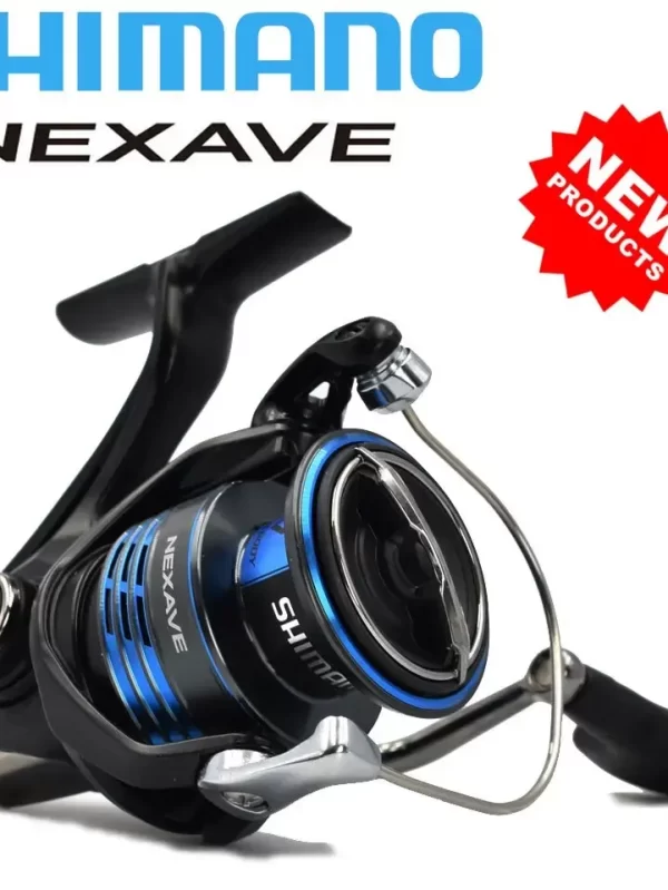 Carretel de pesca giratório Shimano NEXAVE, AR-C Spool, água do mar e água doce, 5.0:1/5, 2:1, 5.8:1/6.2:1, 3 + 1BB, 1000-C5000HG, 2021