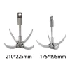 Aço Inoxidável Multifuncional Gancho, Auxiliar, Dobrável, Equipamento de Sobrevivência, Camping, Escalada, 4 Garra