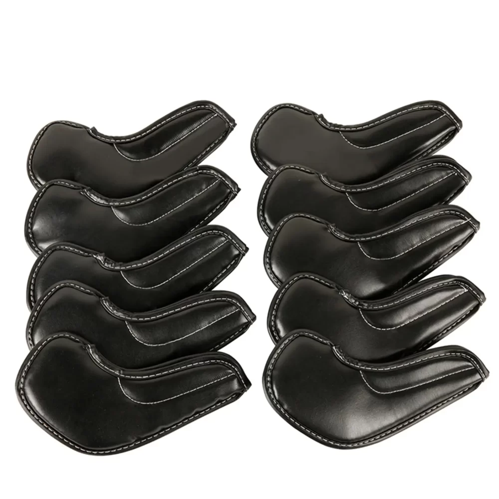 Headcovers Ferro Golfe PU Set, Tampa Da Cabeça Do Clube De Golfe, Número Tag Wedge Ferro, 10Pcs - Image 6