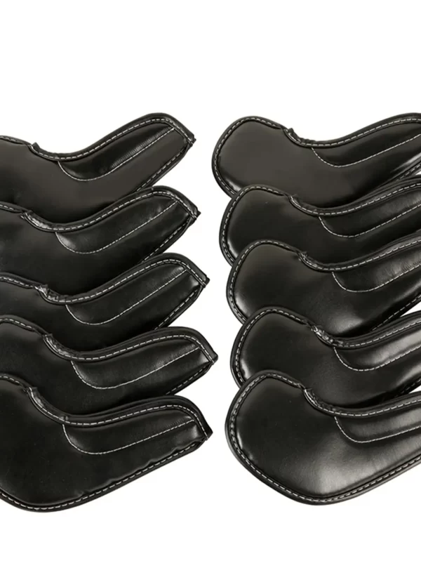 Headcovers Ferro Golfe PU Set, Tampa Da Cabeça Do Clube De Golfe, Número Tag Wedge Ferro, 10Pcs - Image 6