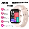 Full Touch Screen Mini Smartwatch para Mulheres, Bluetooth Call, Relógios Impermeáveis, Sport Fitness Tracker, Telefone Android
