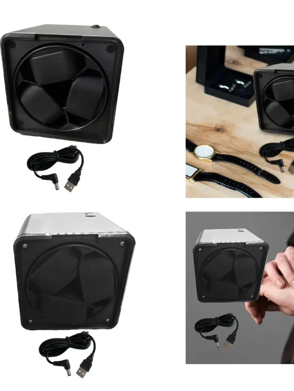 Vertical Winder Watch Box Automatic Rotator Silent Watch Winders Motor Men Mechanical Watches Display Organizer Boxes Accessory - Image 6