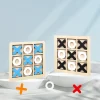 Jogo De Mesa De Treino Cerebral Para Crianças, Brinquedos De Tabuleiro De Lazer, Jogos Interativos De Xadrez, Montessori Educacional, Quebra-cabeça De Madeira, Presente